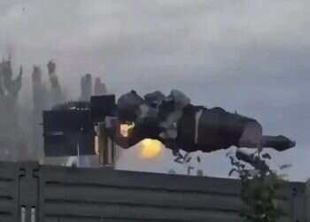 Russian anti-drone drill spirals out of control in near-fatal machine gun mishap