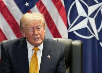 US President Donald Trump during the opening of the NATO summit in Ankara. Photo: AFP Trump on Iran: They are scum, ceasefire is over