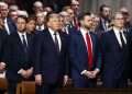 'He was a force of nature': Trump, Netanyahu attend Graham funeral