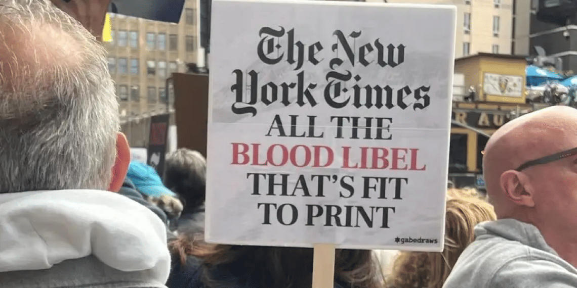 New York Times faces shareholder lawsuit threat over biased anti-Israel coverage