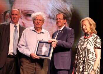 Former Supreme Court President Prof. Aharon Barak receives the 'Triumph of the Spirit and Responsibility for Generations' award Through AI, tech, and education: Jerusalem summit confronts future of Holocaust memory