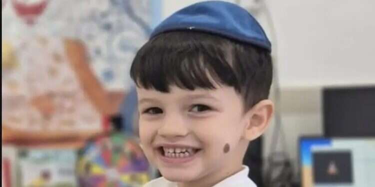 Missing 4-year-old Yuval Kogan. Photo: Israel Police Spokesperson’s Unit Police step up search for missing 4-year-old Yuval Kogan