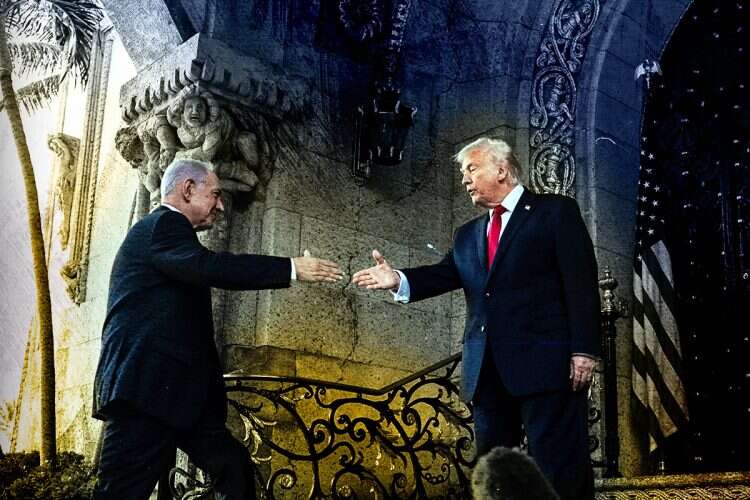 Donald Trump and Benjamin Netanyahu. Photo: Reuters
