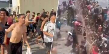 More than 1,500 migrants enter EU territory in dramatic footage
