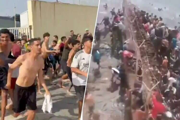 More than 1,500 migrants enter EU territory in dramatic footage