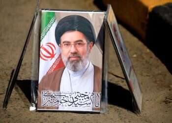 A portrait of the new Iranian Supreme Leader Mojtaba Khamenei is on display for sale on a street in Sana'a, Yemen, 10 April 2026 Mojtaba Khamenei's fate: Is Iran hiding something?