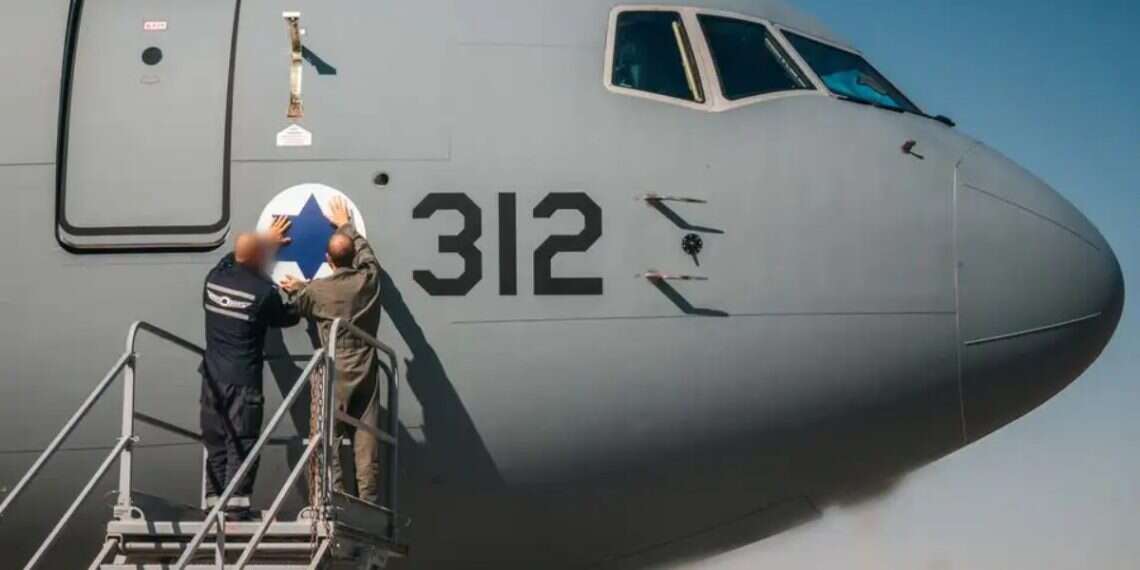 The new KC-46 refueling aircraft arrived in Israel on Thursday Israeli Air Force receives second game-changing Boeing KC-46