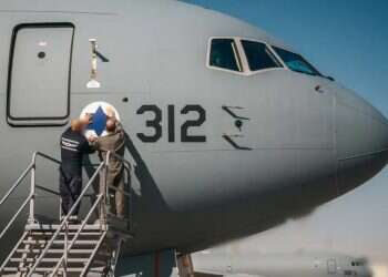 The new KC-46 refueling aircraft arrived in Israel on Thursday Israeli Air Force receives second game-changing Boeing KC-46