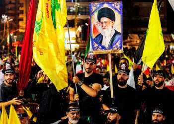 Hezbollah supporters in Beirut. Photo: AFP Hezbollah awaits green light from Tehran to escalate Lebanon-Israel tensions
