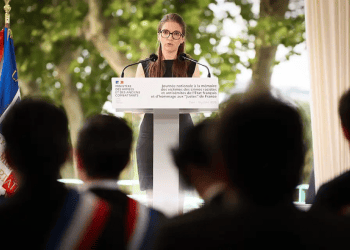 Minister delegate for gender equality and fight against discriminations of France, Aurore Bergé
'We will not tolerate this': French minister furious over antisemitic incident