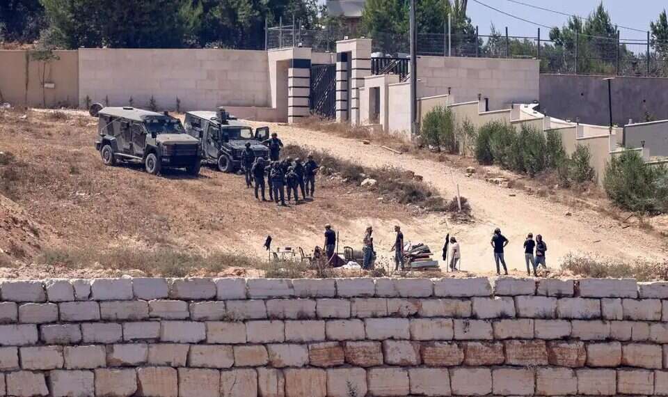 IDF forces in Qusra