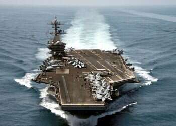 USS Theodore Roosevelt aircraft carrier. Photo: Reuters US aircraft carrier Theodore Roosevelt heads to Middle East as tensions with Iran escalate