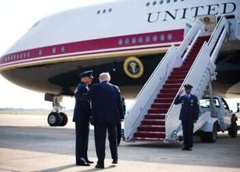 Trump secretly moved in catering truck to alternate jet amid Iranian threat