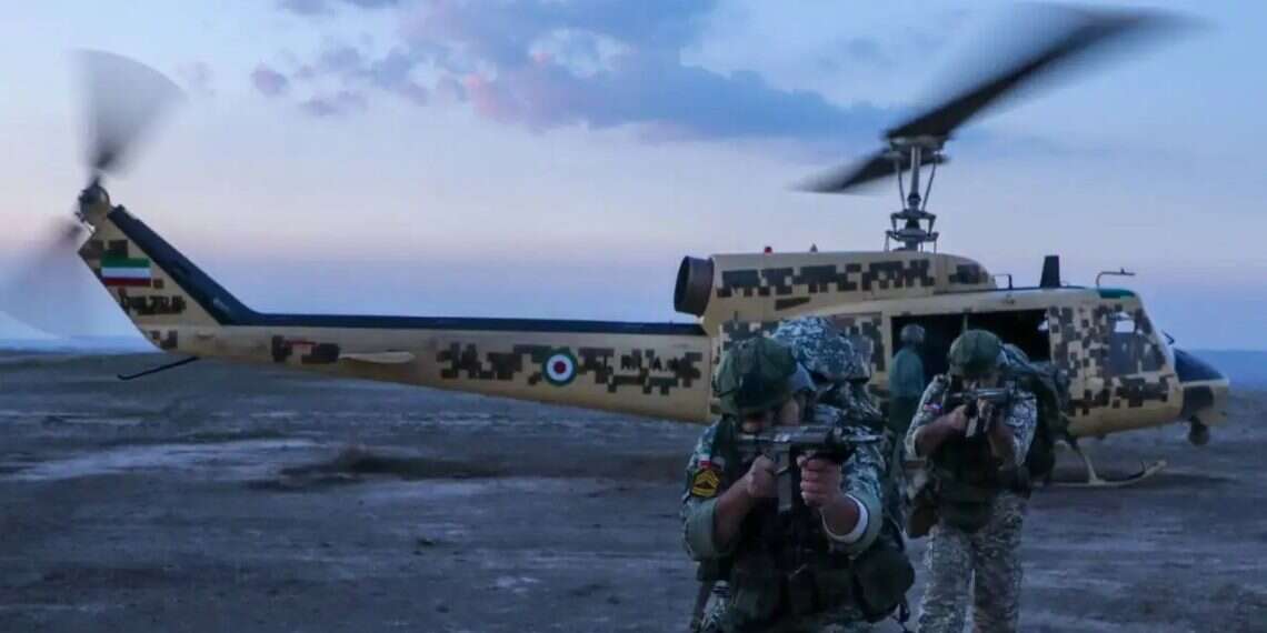 Iranian Army special forces during an airborne exercise. Photo: Social Media Iran deploys ground forces against Kurds in Iraq