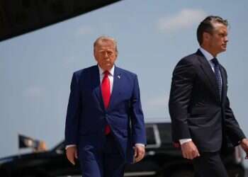 Hegseth and Trump. Photo: AP/Matt Rourke Trump-Hegseth tensions boil over amid reported US missile shortage