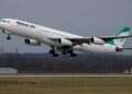 An Airbus A340-300 of Iranian airline Mahan Air takes off from Duesseldorf airport DUS, Germany January 16, 2019 Massive flight cancellations hit Iran amid expanded American sanctions