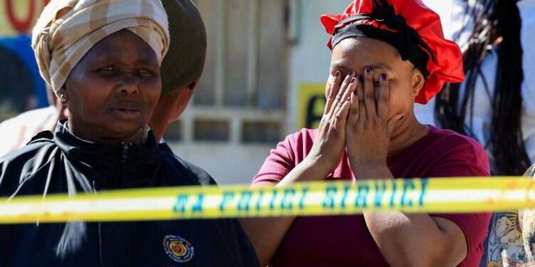 Mass shootings near Johannesburg and Cape Town leave 27 dead, South African police report