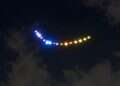 The unexplained flying object in Tehran, as captured by social media users Mysterious glow over Tehran leads to online UFO, war frenzy