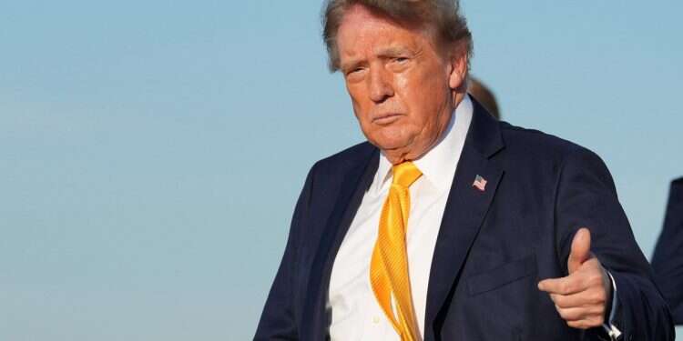 Trump's hair turns heads after surprise color change