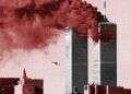 United Airlines Flight 175 is seen moments before slamming into the south tower of the World Trade Center in New York on September 11, 2001 25 years later, does America still remember 9/11?