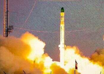 Iran is using its satellite program as a cover for nuclear weapons development. Photo: AFP Fear of collapse could push Iran toward a nuclear bomb