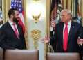 Syria's President Ahmed al-Sharaa (L) meets with US President Donald Trump at the White House in Washington DC. Al-Sharaa tells Trump to 'give the Israelis New Jersey' instead of the Golan