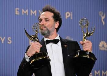 Matthew Rhys makes Emmys history as Widow's Bay sweeps the ceremony