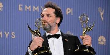 Rhys breaks 78-year Emmys record with two lead acting wins in one night
