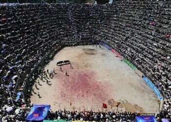 WATCH: Bullfight gone wrong puts spectators in unlucky place