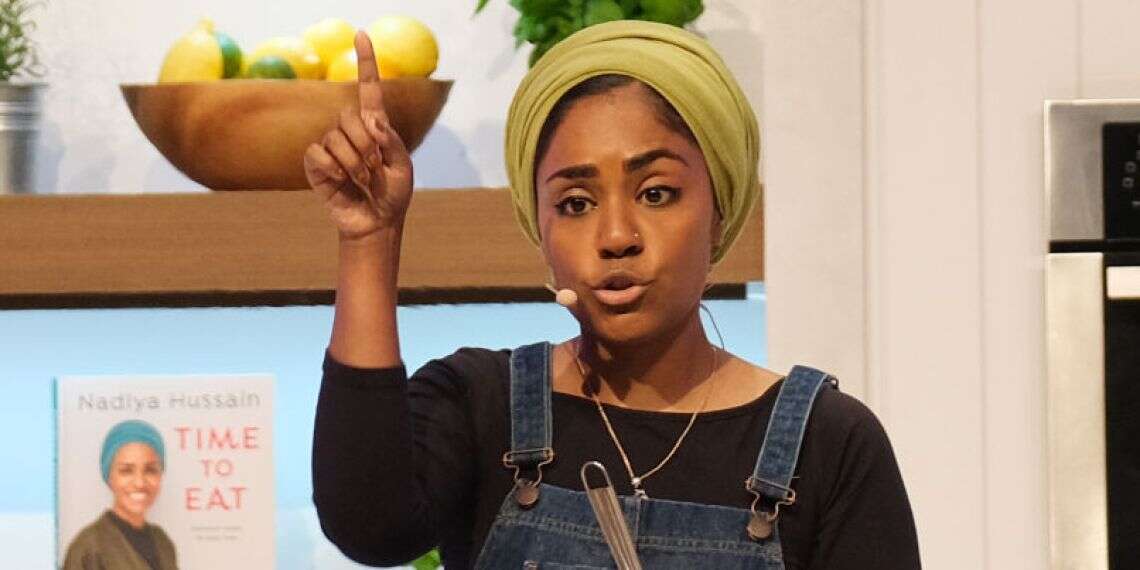 Nadiya Hussain at the BBC Good Food Show Winter 2019 held at the NEC on November 28, 2019 in England (Photo by MelMedia/Getty Images) Nadiya Hussain slams Ed Sheeran's 'white tears' after on-stage apology