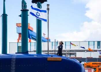 INS Drakon submarine. Photo IDF Spokesperson's Unit INS Drakon submarine arrives in Israel