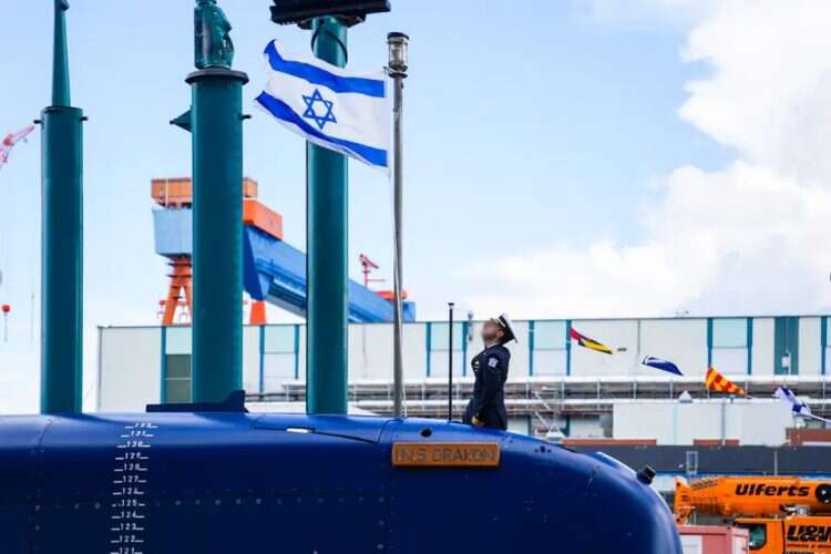 INS Drakon submarine arrives in Israel