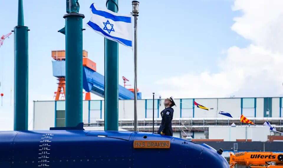 INS Drakon submarine arrives in Israel
