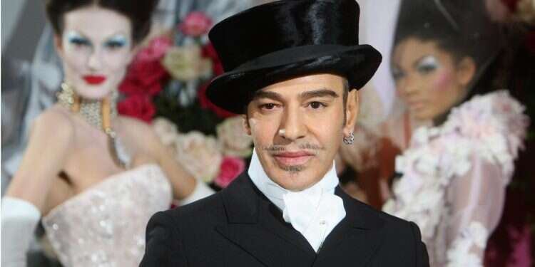 Fashion designer John Galliano poses at the end of the presentation of the Dior Haute Couture spring/summer 2010 fashion collection on Jan. 25, 2010, in Paris Galliano withdraws from Met exhibition after antisemitism uproar