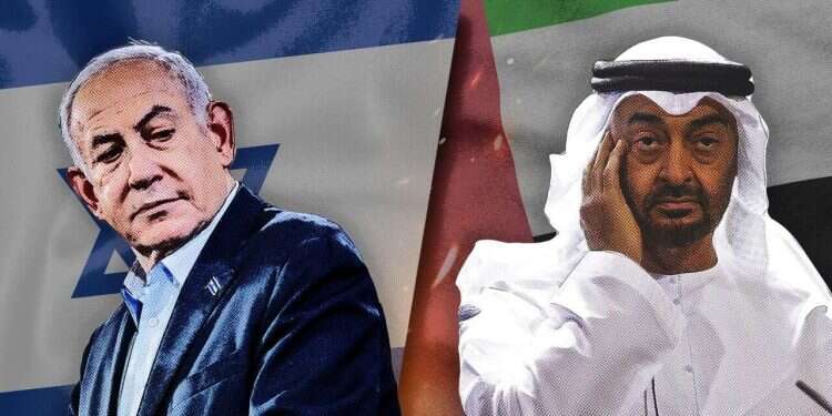 Prime Minister Benjamin Netanyahu and UAE President Sheikh Mohamed bin Zayed Al Nahyan | Photo: AP Report: Netanyahu flies to UAE on private jet, meets with bin Zayed