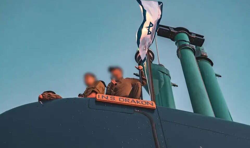 INS Drakon | Photo: IDF Spokesperson's Unit Inside INS Drakon, Israel's most advanced submarine yet