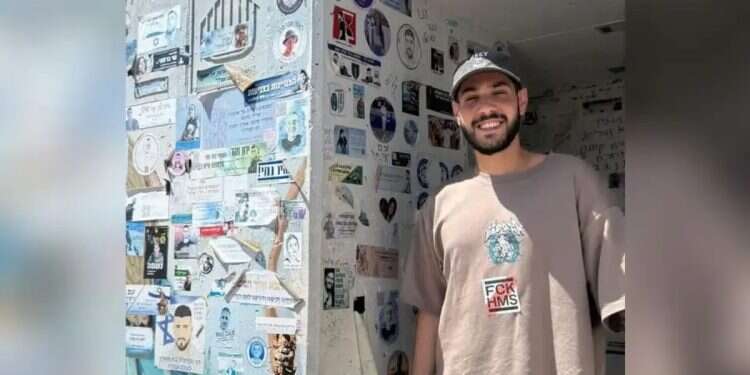 Hostage survivor Eliya Cohen in the ‘death shelter,' from which he was abducted to Gaza. Freed hostage calls for public shaming of 'NAZA' filmmakers