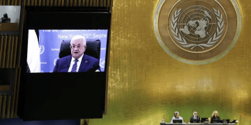 Mahmoud Abbas (known by his nickname Abu Mazen) addresses the 80th UN General Assembly US extends visa ban on PA officials ahead of UN General Assembly