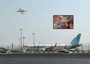A plane takes off as a flydubai aircraft sits on the tarmac at Dubai International Airport in Dubai, United Arab Emirates, Wednesday, Sept. 30, 2026 (Inset: The Omani co-pilot) Who is the Omani co-pilot who tried to crash the Dubai-Tel Aviv flight?