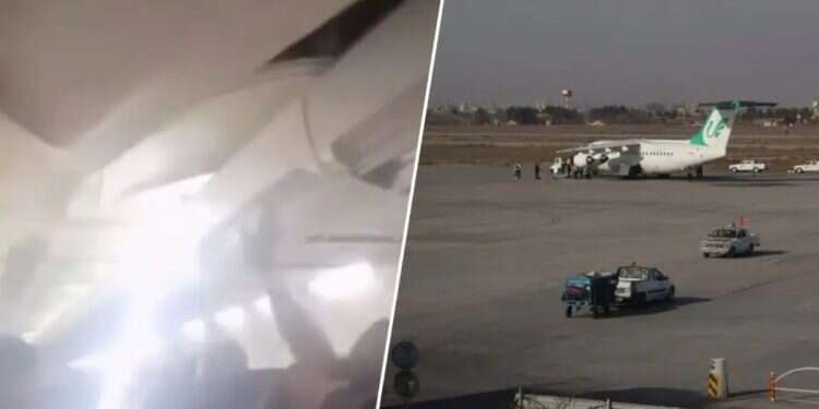 Boeing 737 makes dramatic emergency return in Iran after tire failure