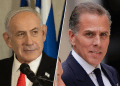 Hunter Biden (R) and Israeli Prime Minister Benjamin Netanyahu (L) Hunter Biden accuses Israel of allowing Oct. 7 to justify Gaza war