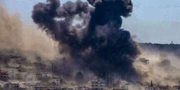 An IDF strike on Lebanon Iran threatens to reignite war over Hezbollah mountain bunker