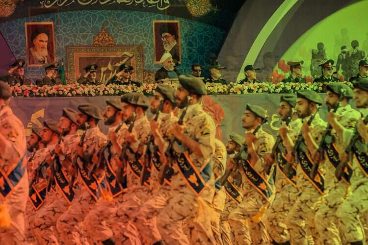 Tehran rebuilds military apparatus. Photo: AFP