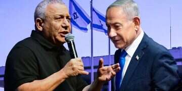 Benjamin Netanyahu and Gadi Eisenkot against the backdrop of the Knesset. Photo: Yossi Zeliger, Oren Ben Hakoon, Haim GoldbergFlash90 Israel election 2026 exit polls: Full results