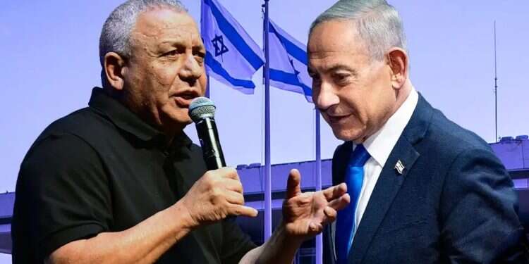 Benjamin Netanyahu and Gadi Eisenkot against the backdrop of the Knesset. Photo: Yossi Zeliger, Oren Ben Hakoon, Haim GoldbergFlash90 Israel election 2026 exit polls: Full results