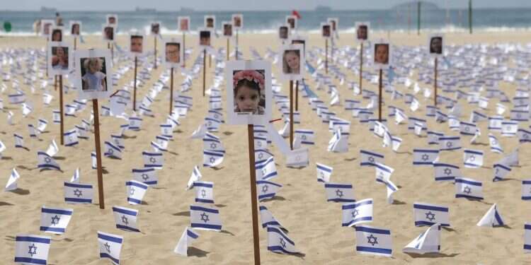 There is plenty of room for effective Israeli public diplomacy here. A rally in support of Israel at Copacabana Beach following the October 7 attacks. Photo: Reuters In a country that elected a Hamas-supporting president, a pro-Israel public remains