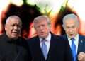 Benjamin Netanyahu, Gadi Eisenkot, Donald Trump. Photo: Liron Moldovan, EPA, Oren Ben Hakoo Trump, invite them