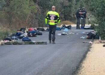 Near the scene in the Ramim Ridge area Mass casualty incident in explosion near Israel's northern border