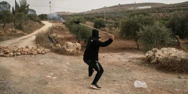 Rioters in Judea and Samaria. Photo: Reuters IDF and police trade blame as arrests of Israeli rioters remain elusive