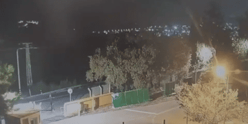 The mysterious object on Israel's northern border on Oct. 10, 2026. Photo: Courtesy IDF reveals likely identity of mysterious object that entered northern Israeli airspace